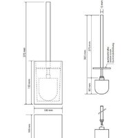 Ершик для унитаза Bemeta Vista 120113316-104 - Превью изображения №2 — Интернет-магазин Time-Shop