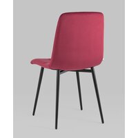 Стул Stool Group Одди AV 406N-Cbor-08 (велюр красный) - Превью изображения №6 — Интернет-магазин Time-Shop