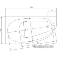 Ванна Aquatek Дива 150x90 (с каркасом, левая) - Превью изображения №6 — Интернет-магазин Time-Shop