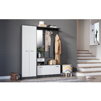 Стенка Империал Интер (антрацит/белый) - Превью изображения №3 — Интернет-магазин Time-Shop