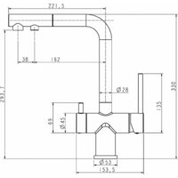 Смеситель Hansen HN15058-S - Превью изображения №5 — Интернет-магазин Time-Shop