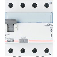 Legrand TX3 4P 63A 30мА 10kA 4M 403010