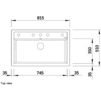 Кухонная мойка Blanco Dalago 8 525877 (черный) - Превью изображения №5 — Интернет-магазин Time-Shop