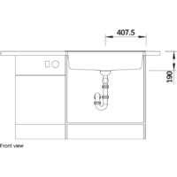 Кухонная мойка Blanco Dalago 8 525877 (черный) - Превью изображения №7 — Интернет-магазин Time-Shop