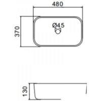 Умывальник Gappo GT403-8 - Превью изображения №2 — Интернет-магазин Time-Shop
