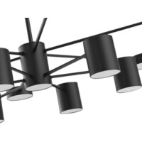 Подвесная люстра Kinklight Мекли 07649-13D.19 (черный) - Превью изображения №2 — Интернет-магазин Time-Shop