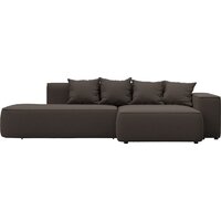 Лига диванов Лига-065 правый 129798 (рогожка амур 05 коричневый)