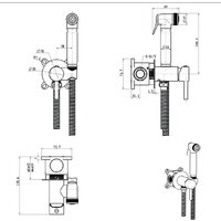Унитаз напольный Lauter W09 P-TRAP 21900001 + гигиенический душ Jet 21TZ232BM (горизонтальный выпуск) - Превью изображения №22 — Интернет-магазин Time-Shop