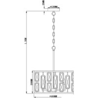 Подвесная люстра Escada 2102/4S Chrome - Превью изображения №6 — Интернет-магазин Time-Shop