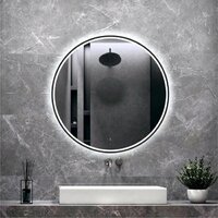  Алмаз-Люкс Зеркало Cairo Blaсk 80dh-6 (с подсветкой, датчиком движения и подогревом) - Превью изображения №5 — Интернет-магазин Time-Shop