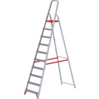 Лестница-стремянка Новая высота NV 311 алюминиевая профессиональная 9 ступеней - Превью изображения №2 — Интернет-магазин Time-Shop