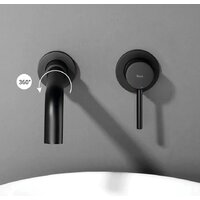 Смеситель Rea Lungo Long B0371 (черный матовый) - Превью изображения №5 — Интернет-магазин Time-Shop