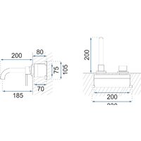 Смеситель Rea Lungo Long B0371 (черный матовый) - Превью изображения №14 — Интернет-магазин Time-Shop