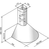 Кухонная вытяжка Elikor Эпсилон 50П-430-П3Л (белый/золото) - Превью изображения №2 — Интернет-магазин Time-Shop
