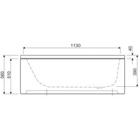 Ванна Cezares Eco 130x70 - Превью изображения №4 — Интернет-магазин Time-Shop