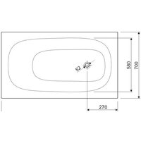 Ванна Cezares Eco 130x70 - Превью изображения №3 — Интернет-магазин Time-Shop