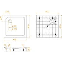 Душевой уголок RGW SMC-C W 12350188-01 - Превью изображения №6 — Интернет-магазин Time-Shop