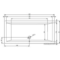 Ванна Riho Lugo 200x90 (без ножек) - Превью изображения №2 — Интернет-магазин Time-Shop