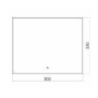  Toppus Зеркало Silk 80x60 - Превью изображения №4 — Интернет-магазин Time-Shop