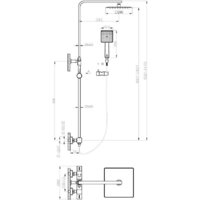 Душевая система  AV Engineering AVTHS2-P12-513A - Превью изображения №2 — Интернет-магазин Time-Shop