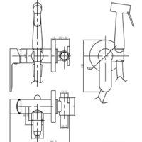 Гигиенический душ Aquanet Passion AF300-52B - Превью изображения №2 — Интернет-магазин Time-Shop