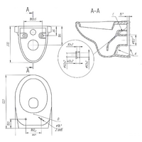Унитаз подвесной Cersanit Delfi SET-DEL/Black/TPL/Cg-w - Превью изображения №2 — Интернет-магазин Time-Shop