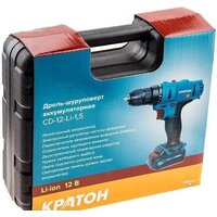 Дрель-шуруповерт Кратон CD-12-Li-1.5 31101054 (с 2-мя АКБ, кейс) - Превью изображения №9 — Интернет-магазин Time-Shop
