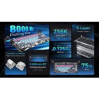 Клавиатура Gravastar Mercury V75 Pro Cyberpunk (GravaStar x Gateron Magnetic Jade Pro) - Превью изображения №3 — Интернет-магазин Time-Shop