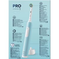 Комплект зубных щеток Oral-B Pro Series 1 D305.523.3H (2 шт, черный/бирюзовый) - Превью изображения №6 — Интернет-магазин Time-Shop
