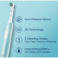 Комплект зубных щеток Oral-B Pro Series 1 D305.523.3H (2 шт, черный/бирюзовый) - Превью изображения №5 — Интернет-магазин Time-Shop
