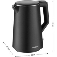 Электрический чайник Sencor SWK 0551BK - Превью изображения №2 — Интернет-магазин Time-Shop