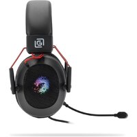Наушники Оклик HS-L305G (черный/красный) - Превью изображения №5 — Интернет-магазин Time-Shop