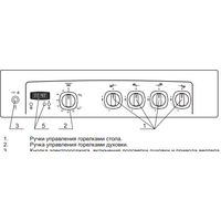 Кухонная плита GEFEST 5100-03 (чугунные решетки) - Превью изображения №3 — Интернет-магазин Time-Shop