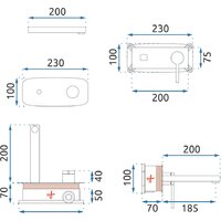 Смеситель Rea Oval + Box B8860 (черный) - Превью изображения №8 — Интернет-магазин Time-Shop