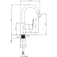 Смеситель Deante Arnika BQA 024M - Превью изображения №4 — Интернет-магазин Time-Shop