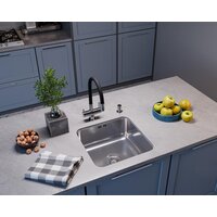 Кухонная мойка Emar EMB-127A PVD Nano Satine - Превью изображения №3 — Интернет-магазин Time-Shop