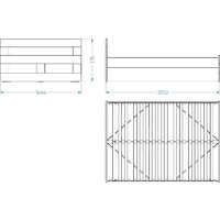 Кровать Mio Tesoro Нави 140x200 2.15.04.050.19 (кашемир) - Превью изображения №3 — Интернет-магазин Time-Shop