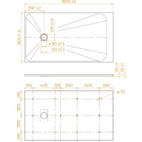 Душевой поддон RGW TSS-W 90x160 - Превью изображения №7 — Интернет-магазин Time-Shop