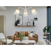 Люстра средней высоты Ambrella light TR4737/3 WH/LW - Превью изображения №7 — Интернет-магазин Time-Shop