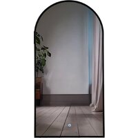 Зеркало с подсветкой  EMZE 50x100 LED.UV.ARC.50.100.СНЕ (черный с УФ-окантовкой и подсветкой) - Превью изображения №12 — Интернет-магазин Time-Shop
