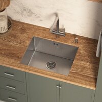 Кухонная мойка Basic Decor 55x45 (сатин) - Превью изображения №7 — Интернет-магазин Time-Shop