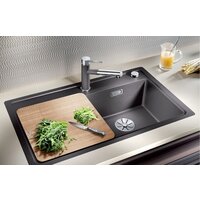 Кухонная мойка Blanco Zenar 45 S-F (левая, темная скала) - Превью изображения №2 — Интернет-магазин Time-Shop