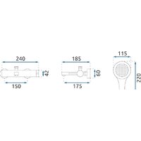 Смеситель Rea Polo B9943 (белый/хром) - Превью изображения №6 — Интернет-магазин Time-Shop