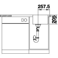 Кухонная мойка Blanco Lemis 45 S-IF 523030 (серебристый) - Превью изображения №5 — Интернет-магазин Time-Shop