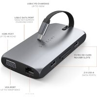 Док-станция Satechi USB-C On-The-Go Multiport Adapter ST-UCMBAM - Превью изображения №2 — Интернет-магазин Time-Shop