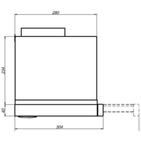 Кухонная вытяжка Elikor Интегра Glass 60П-650-В2Л (белый/стекло белое) (934745) - Превью изображения №3 — Интернет-магазин Time-Shop