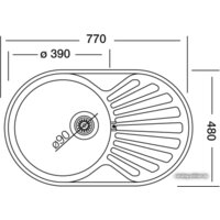 Кухонная мойка Kromevye EX 159 D - Превью изображения №2 — Интернет-магазин Time-Shop