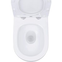 Унитаз подвесной Roxen Antares One Rimless 6 в 1 StounFix Dual Fresh 613423 (оружейная сталь/металл) - Превью изображения №10 — Интернет-магазин Time-Shop