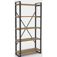 Hype Mebel Стандарт-2 80x200 (черный/дуб галифакс олово)
