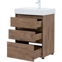  Aquanet Тумба под умывальник Nova Lite 60 302471 (дуб рустикальный) - Превью изображения №7 — Интернет-магазин Time-Shop